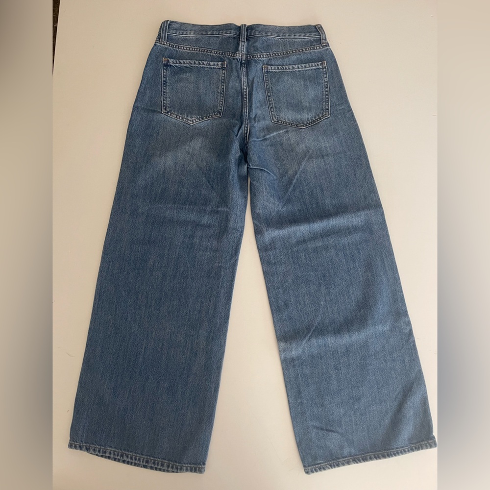 Banana Republic Factory Wide Leg Medium Wash Jen’s 30/10 - Picture 9 of 14